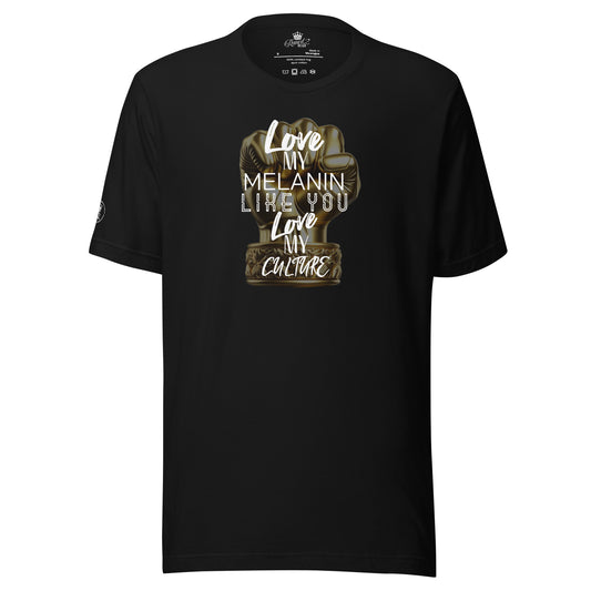 'Love My Melanin Like You Love My Culture' t-shirt