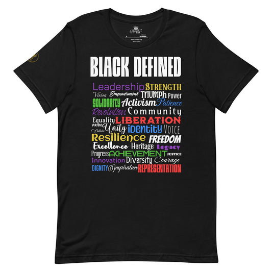 'Black Defined' t-shirt