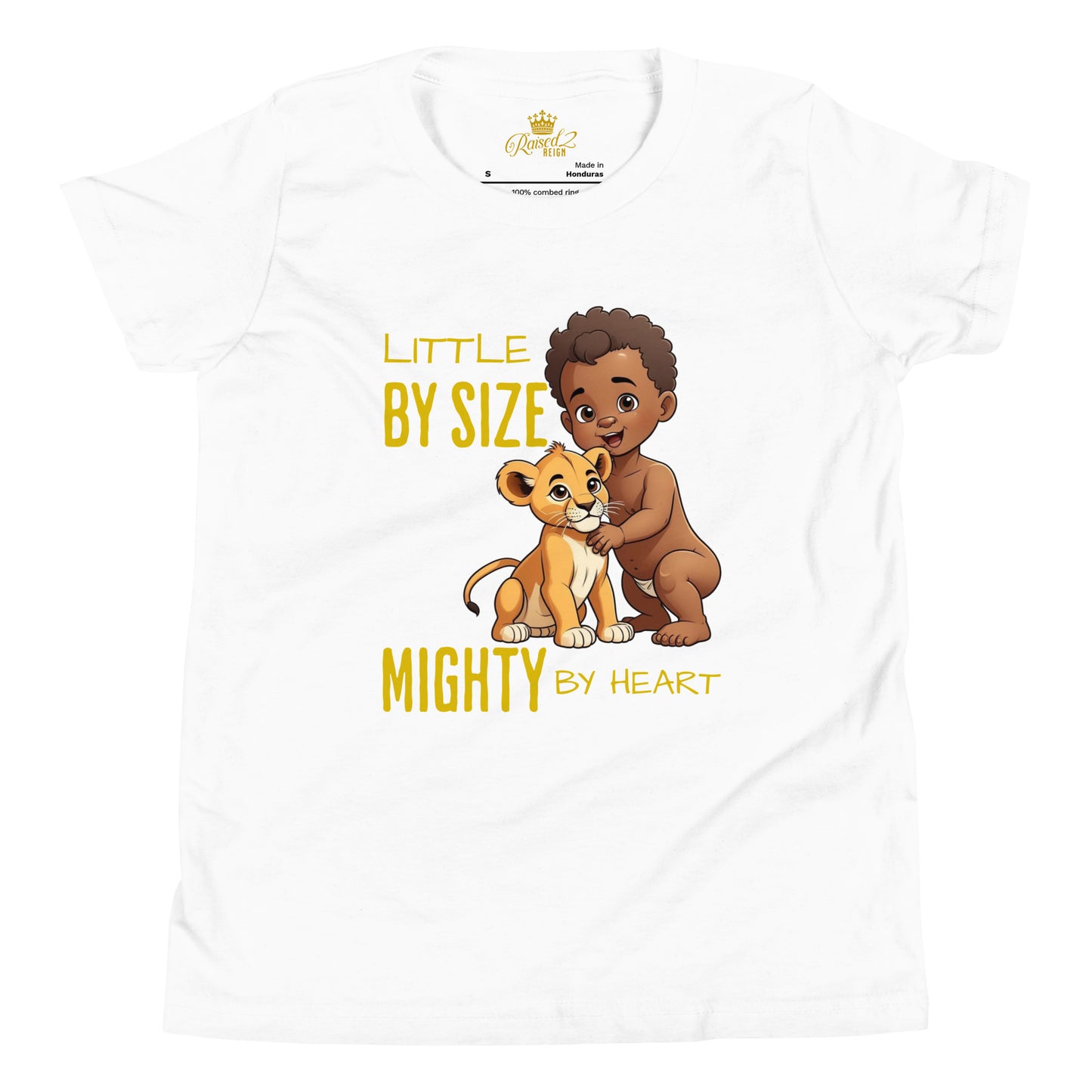 'Little By Size; Mighty By Heart' Children's T-Shirt